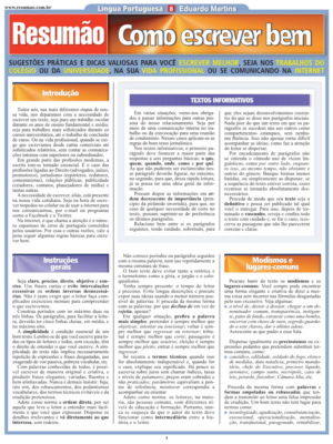 Como escrever bem