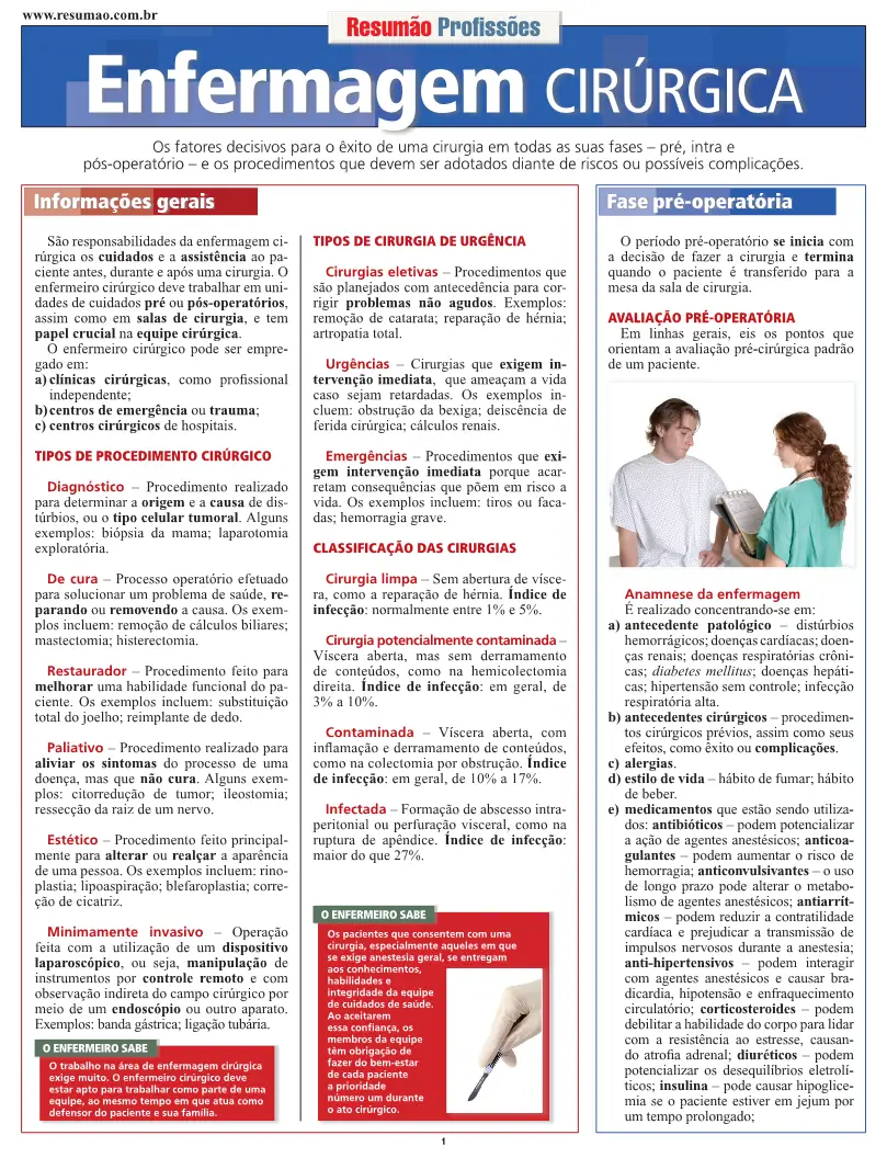 Enfermagem Cirúrgica