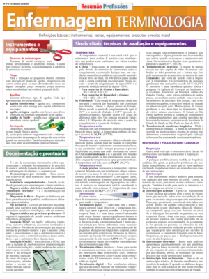 Enfermagem Terminologia