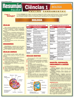 Ciências 1 - Biologia