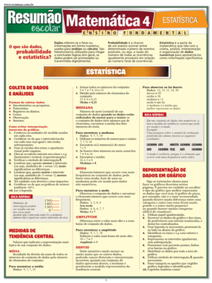 Matemática 4 - Estatística