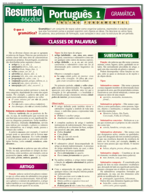 Português 1 - Gramática