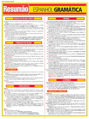 Espanhol/Gramática