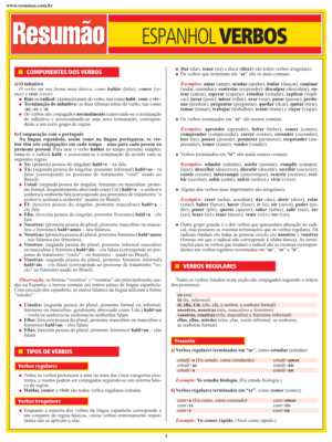 Espanhol/Verbos