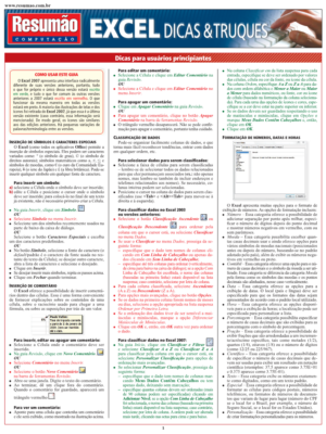 Excel Dicas & truques