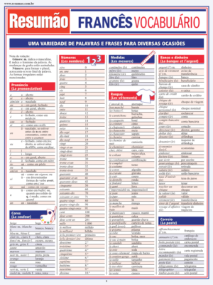Francês Vocabulário