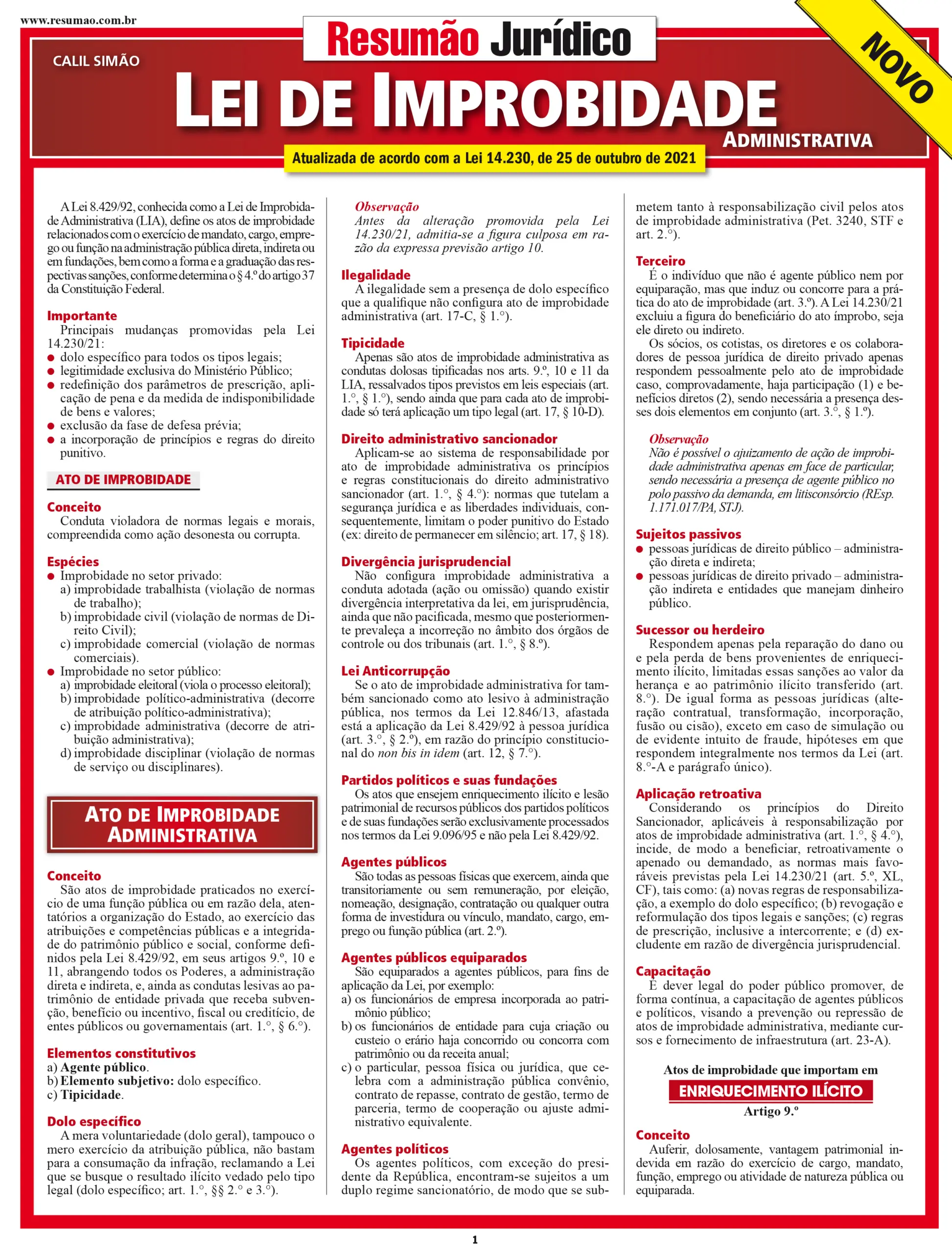 Lei de Improbidade Administrativa