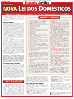 Nova Lei dos Domésticos