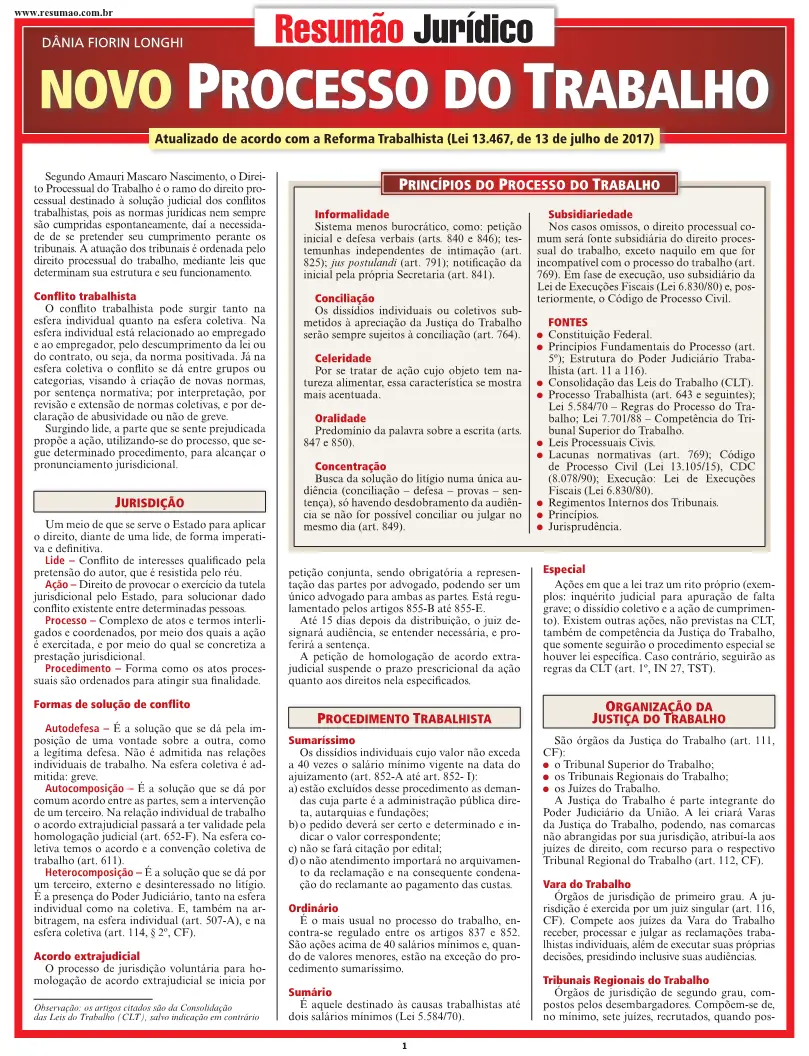Novo Processo do Trabalho