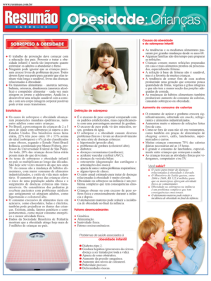 Obesidade: crianças