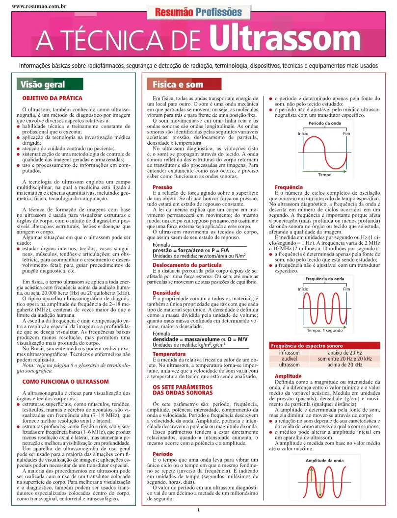 A técnica de Ultrassom