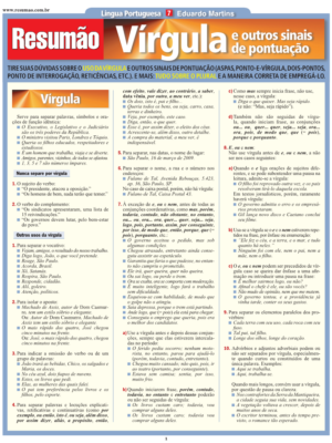 Vírgula e outros sinais de pontuação