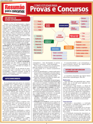 Como estudar para provas e concursos
