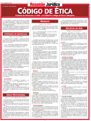 Novo Código de Ética e Estatuto da OAB