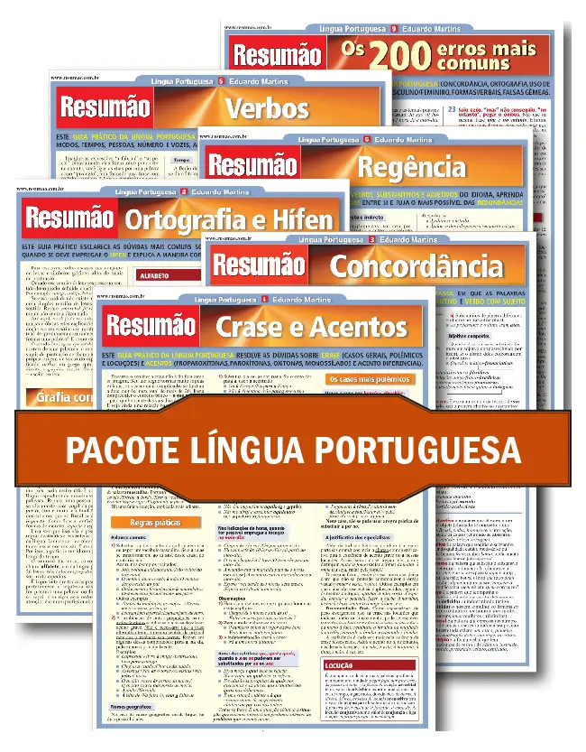 Pacote Língua Portuguesa